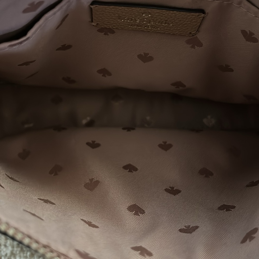 Kate Spade Tan Crossbody Bag with Gold Accents - Picture 8 of 9